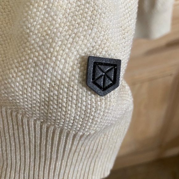 Men’s Jack & Jones long sleeve pullover sweater. Cream. Crew neck size XXL. - Picture 4 of 9